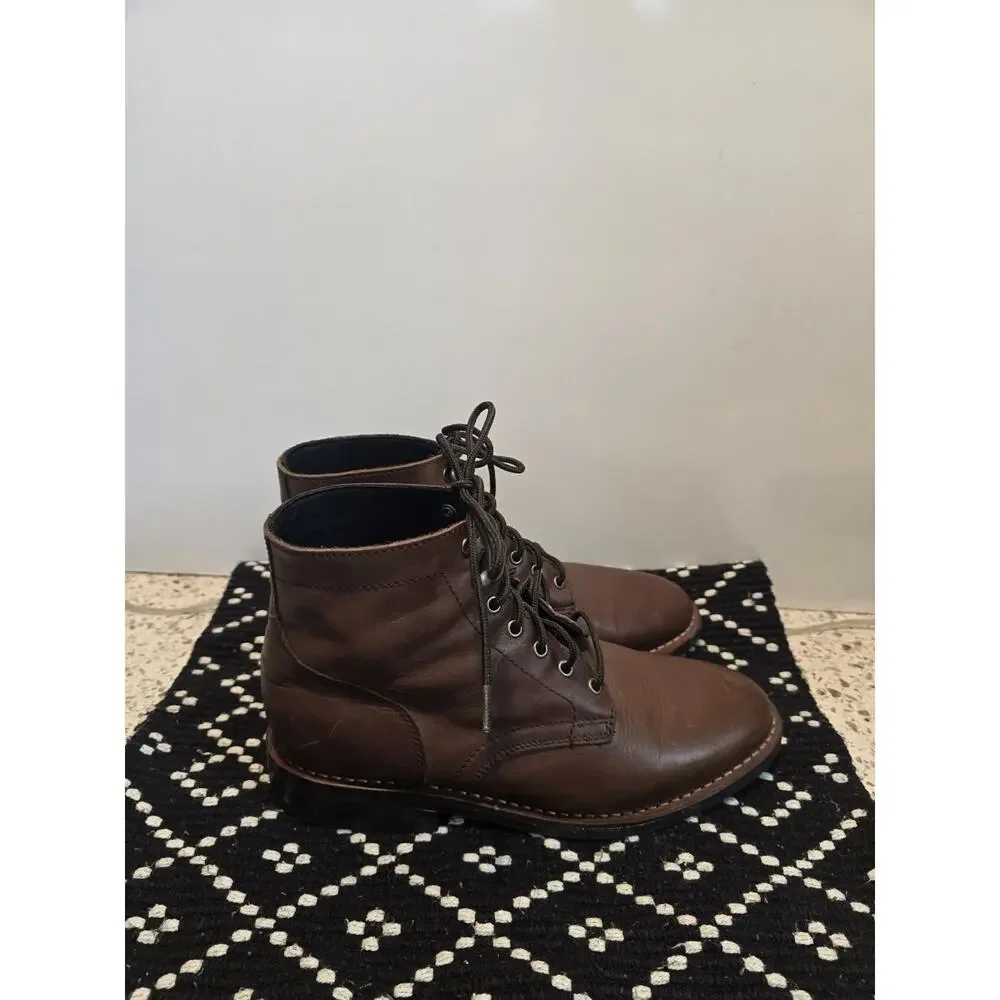 Thursday Everyday Boots Mens Size 9.5 Brown Dress Dressy Small Batch Handmade